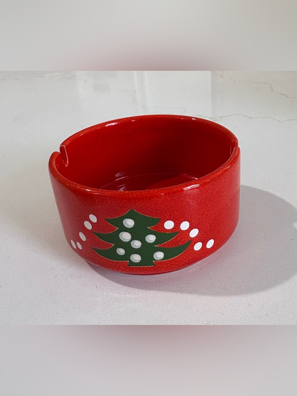 Vintage Waechtersbach Christmas Red Tree  Ashtray